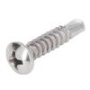 100Pcs Self Drilling Screw Stainless Steel Round Head M4.2x19 Fastener Accessory Set Kit