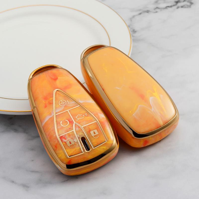 Compatible Changan CS75 Plus/CS55 Plus/Eado Plus/Oshan X5X7 Key Cover - Full Protection Case with Buckle