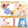 10Pcs Heavy Duty Spring Clamp 3.5 Inch Transparent Plastic Multipurpose Clip for Balloon Arch Backdrop Fixing,Photography Studio