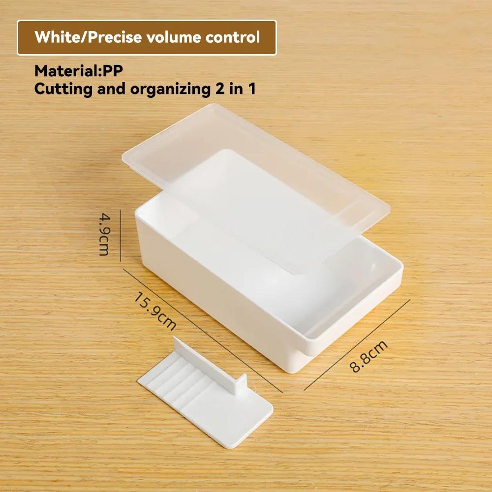 Butter Dish With Cover Fresh-keeping Box Cutter Slicer Countertop For Refrigerator Storage Home Kitchen Accessories Organizer