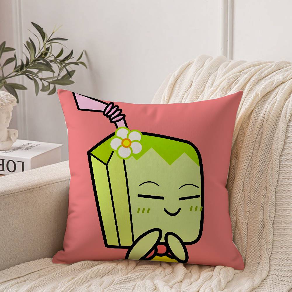 

Cartoon HAPPY FATHER HAPPY SONs Pillow Case Home Decor Throw For Sofa Bed Car Room Decor Gift Idea 12x12Inch