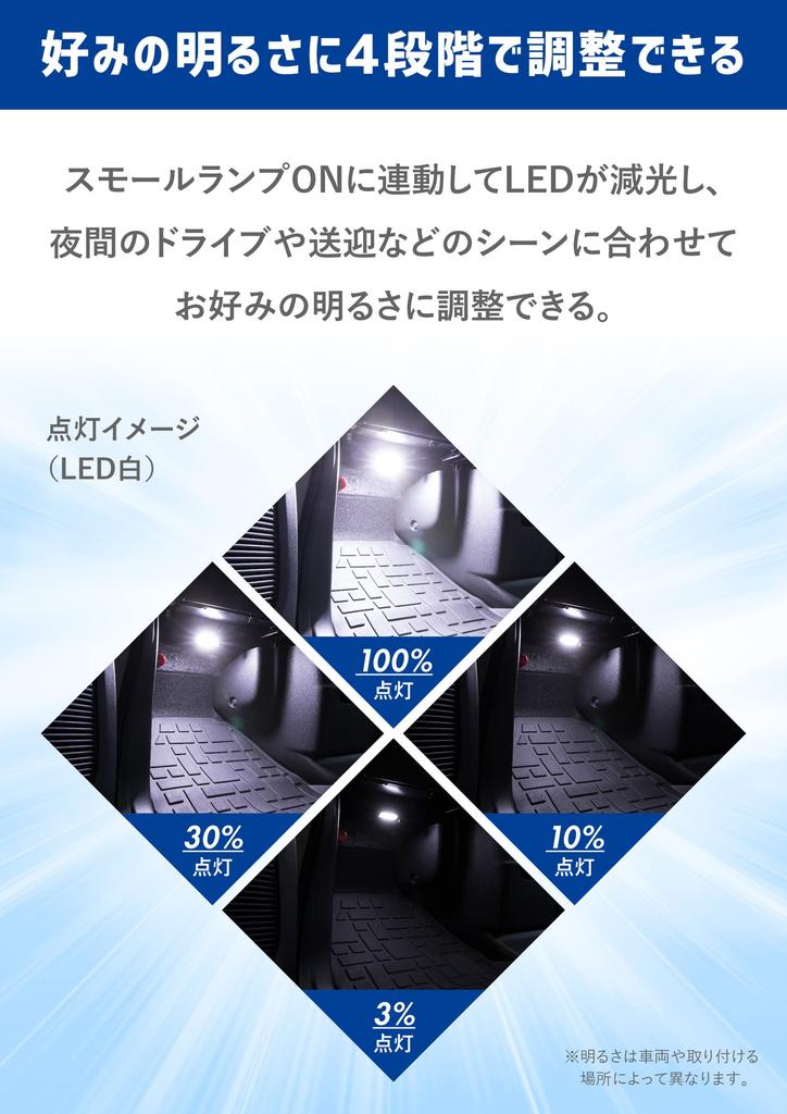 Online LED Footlight Kit for Front EK296 [Amon Exclusive] X-Trail (T32/NT32) Seats, Blue,