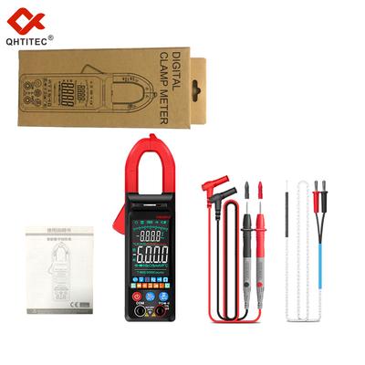 Dc/ac Strom Digitales Zangenamperemeter 6000 Zählt 400a Ampere Multimeter Großes Farbdisplay Spannungstester Auto Hz Ncv Ohm