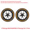 MILFHUNTERS 3D Tire Letter Decals PVC Waterproof Funny Racing Wheel Stickers Car Accessories