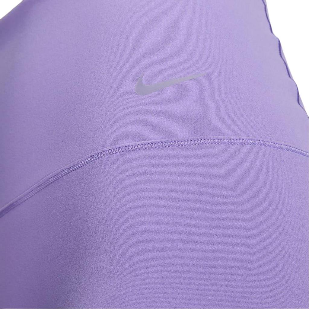 Nike Zenvy Air Series Solid Color Logo Fitness Shorts Women shorts Space-Purple DQ6004-567