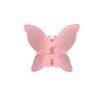 Pinza per Capelli a Forma di Farfalla Trasparente Satinata per Donna - Accessorio per Capelli di Nicchia Trendy
