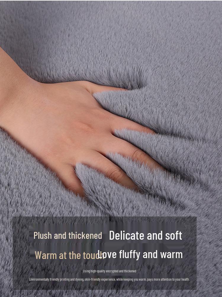 Universelles Plüsch-Winter-Autositzkissen mit vollständiger Umrandung