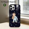 Curious G-George M-Monkey Phone Case For iPhone17,16,15,14,13,12,11 Plus,Pro Magnetic with Magsafe Wireless Charging