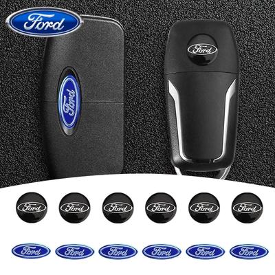 Autoaufkleber 2025 Heißes Neues Auto Fernbedienung Emblem Logo Schlüsselaufkleber Für Ford Raptor Fiesta Focus 2 3 4 Mondeo Ecosport Mustang F