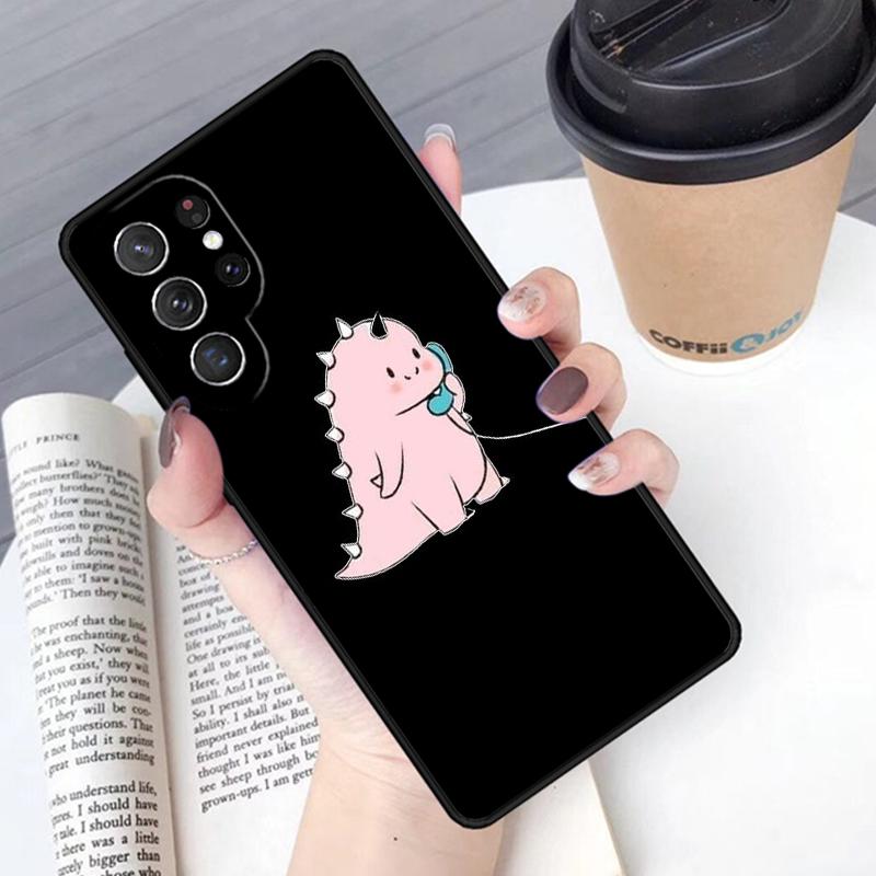 Cartoon Animal Dinosaur Couple phone case Cover For Samsung Galaxy S24 S25 Ultra S21 S22 Ultra S10E Note 10 Plus 20 FE S23