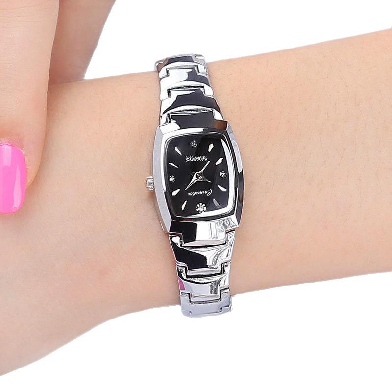 Women's Waterproof Tungsten Steel Quartz Watch with Small Dial