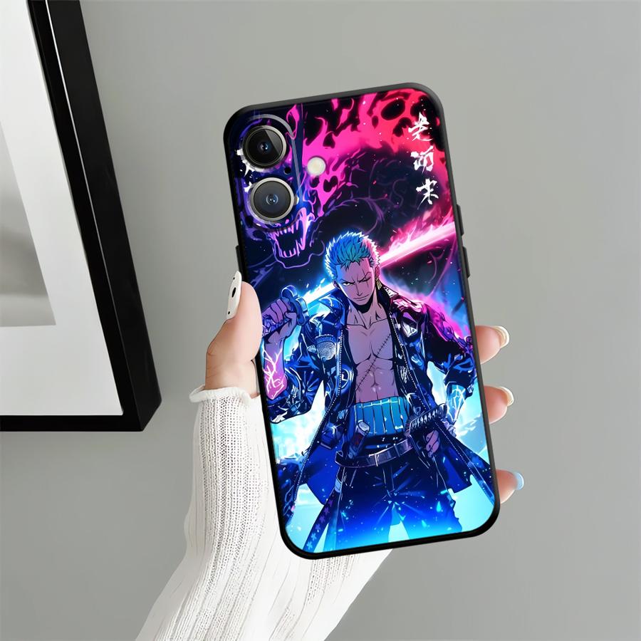 Cool Zoro Anime Funda Phone Cover Case for iPhone 11 12 17 16 Pro Max 7 8 17Air 15 Plus SE 14 13 Mini X XS XR