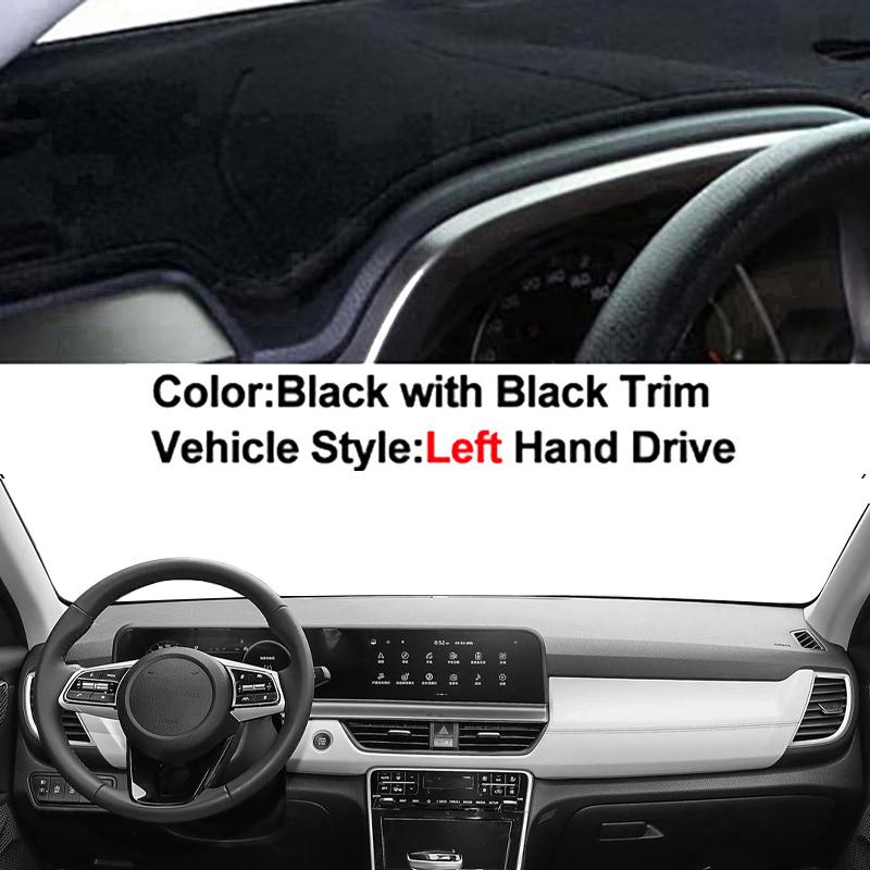 For Kia Seltos 2025 2025 2025 2025 Car Dashboard Sun Shade Cover Instrument Desk Non-slip Dash Board Sun Shade Anti-UV Pad Mat