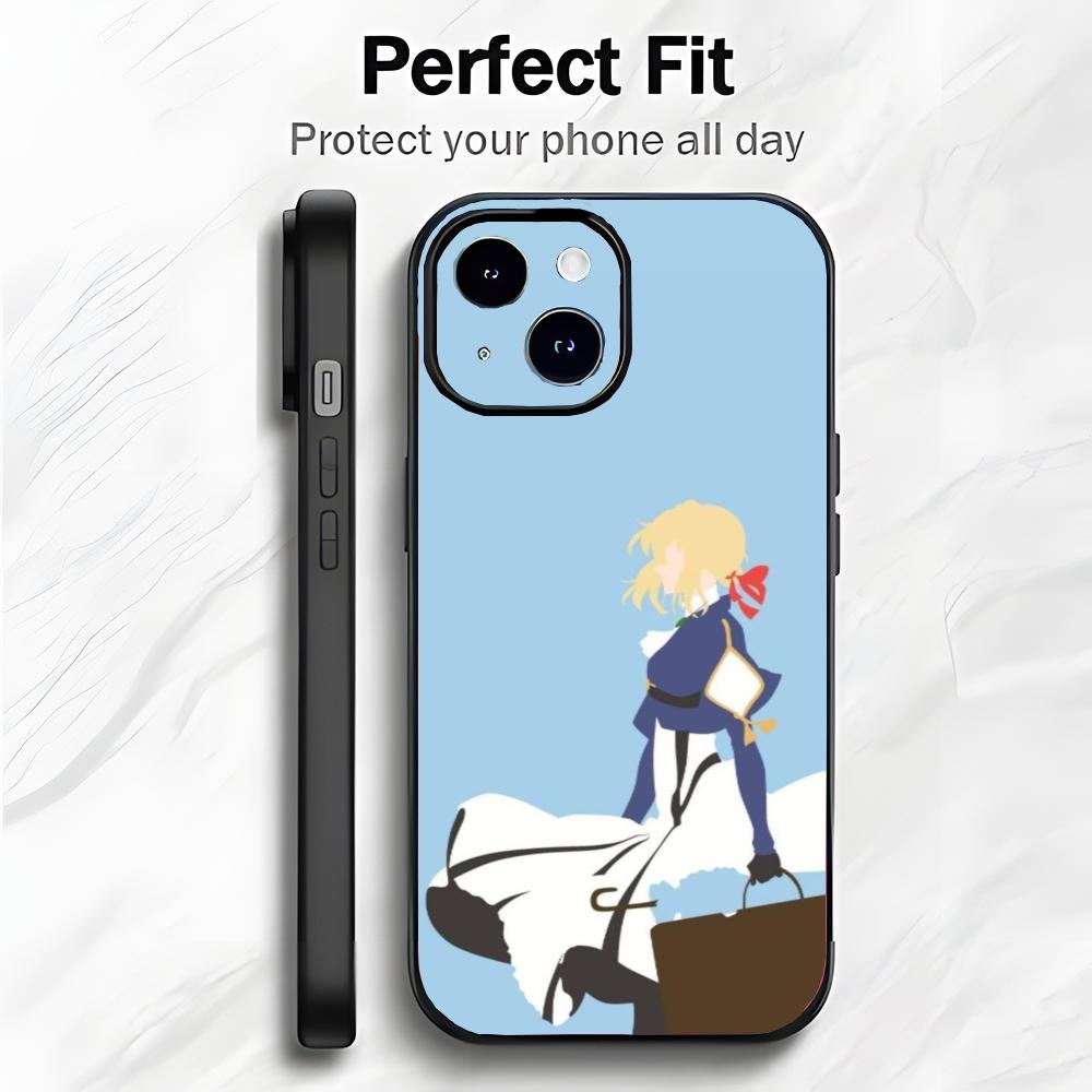 Hot Game V-Violet Evergarden Phone Case Phone Case Soft Packaging Lightweight For iPhone17 16 15 14 13ProMax