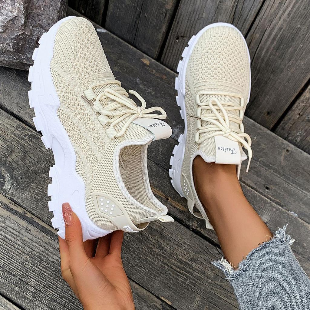 Shoes Women's Super Soft Fashion New Foreign Trade Running Shoes Mesh Breathable Retro Platform Forrest Gump Shoes Korean Version Sports Shoes