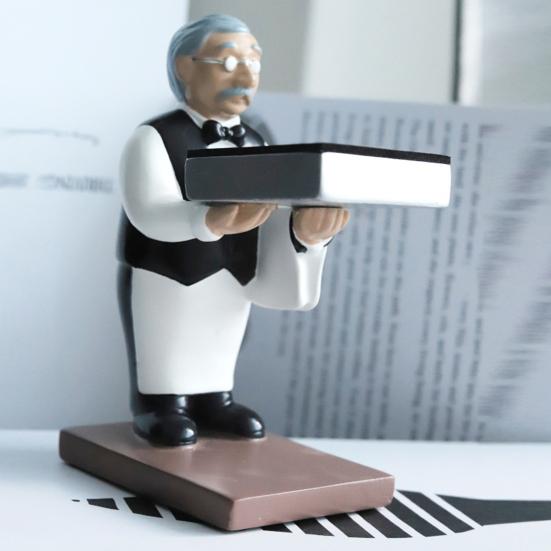 Old Butler Uhrenständer, Schmuckgeschäft, Uhrendisplayhalter, Simulationsmodell eines älteren Mannes, glatte Oberfläche, Uhrenorganizer, Home-Office-Desktop-Ornament