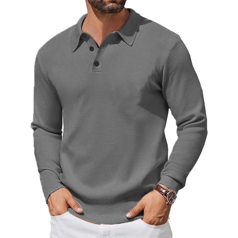 

Мужской свитер поло с длинным рукавом, вязаный, повседневный, тяжелый, термопуловер, зимний, теплый, шерстяной джемпер, на пуговицах, уличная одежда 3XL темно-зеленого