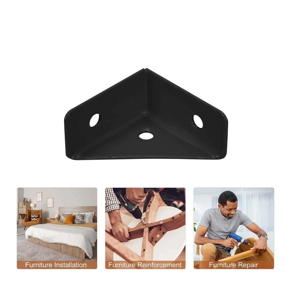 8pcs 90° Right Angle Angle Corner Brackets Thicken Support Corner Stand Angle Brace Hanging Cabinet