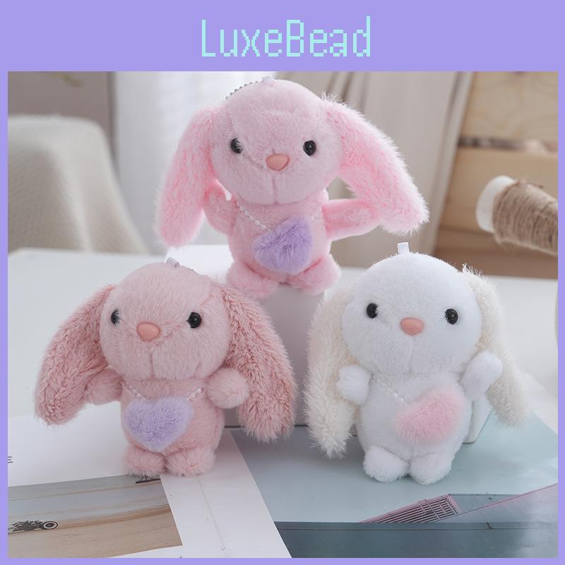 Delightful Cartoon Rabbit Plush Pendant Soft Stuffed Toy Mini Doll For Kids Gifts