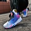 New Trendy Sports Basketball Shoes Mandarin Duck Two-color Combat Boots Student Sports Shoes Youth Actual Combat Basketball Running Shoes