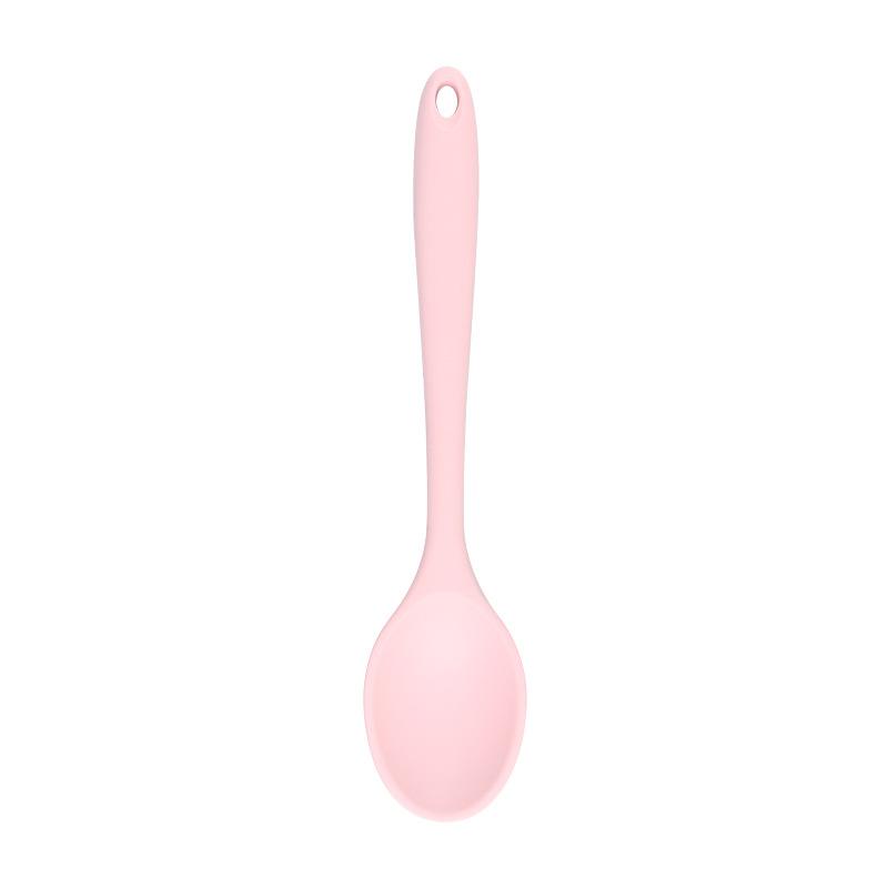 For Better Life 1Pc Soft Silicone Spoon Stirring  Long Handle Tableware Cooking Utensils Ladle Kitchen Accessories