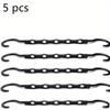 5 Holes Sturdy Plastic Clothes Closet Organizers and Storage, Space Saver Organization, College Dorm Room Essentials
