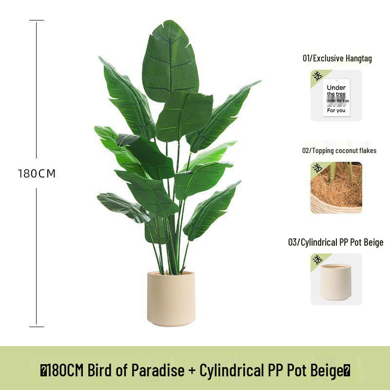 Luxurious Bionic Bird of Paradise: Large Artificial Indoor Floor Plant Decoration