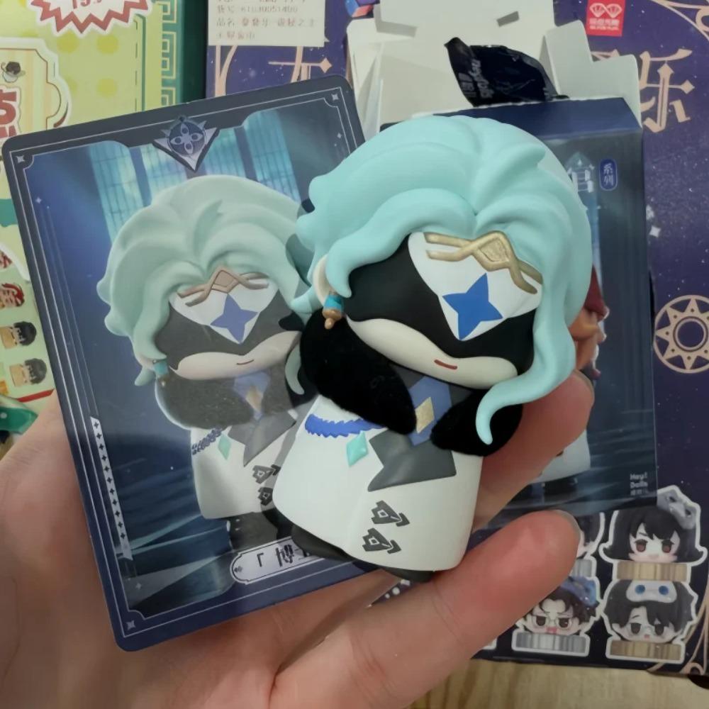 In Stock Original Suplay Genshin Fatui Harbingers Blind Box MiHoYo Cute Figure Desktop DecorModel Surprise Box Birthday Gift Toy