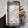 Kirsch-Handyhülle Für Für Iphone 17 Pro Hülle Für Iphone 16 13 11 1 14 12 Pro Max 17 Air 2 in 1 Bonbonfarbe Weiche Klare Stoßfeste Abdeckung