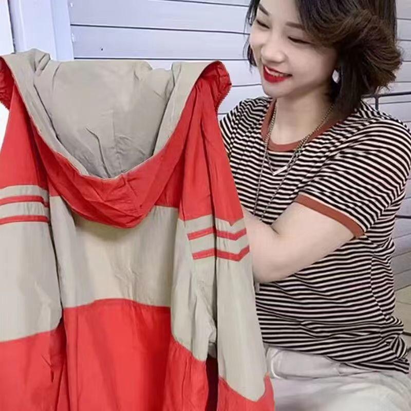 Sun Protection Clothing Women's Thin Short Jacket Korean Summer Loose Baisc Coat Casual Breathable Sunscreen Outwear