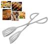 Serving Tongs 201 Stainless Steel Rust Proof Corrosion Proof Comfortable Grip Food Tongs for Kitchen