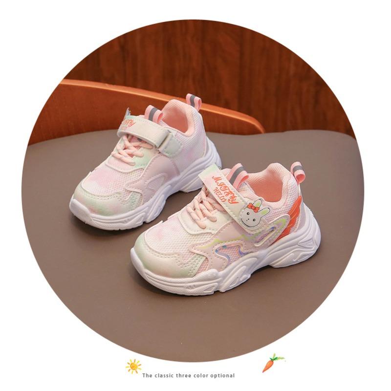 Kinderschuhe Neuheiten Frühling/Herbst, Atmungsaktive Mädchen-Netzschuhe, Kindersneaker, Laufschuhe für Babys von 1-6 Jahren.