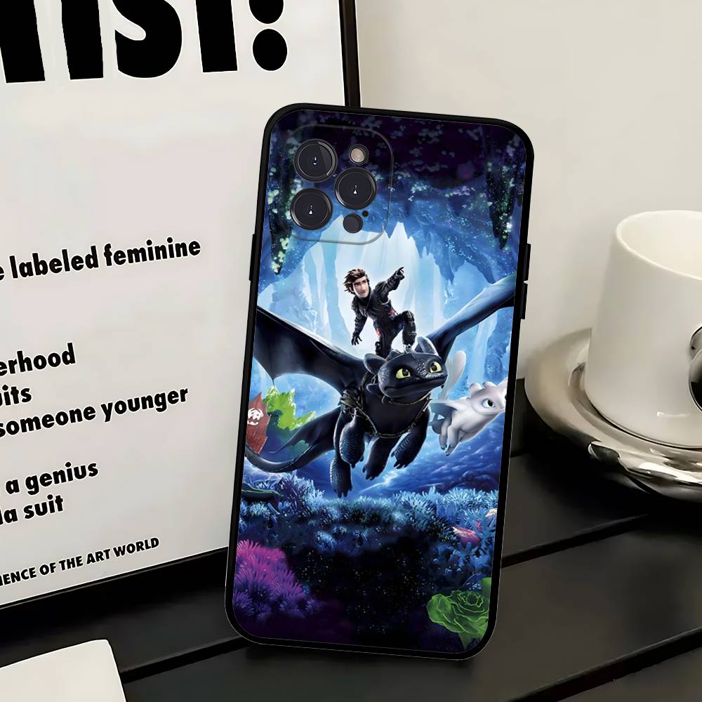 

Lovely Couple Toothless Fury Dragon Phone Cover Case For IPhone 13 12 11 17 Pro Max 17 15 16 14 Plus 17Air iPhone 16 plus