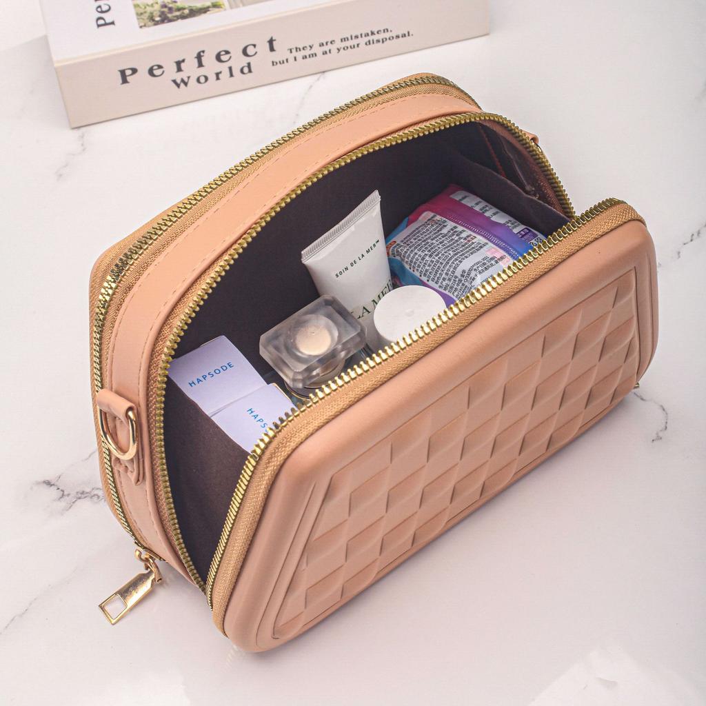 Concave and Convex Small Bag Women's 2025 New Trendy Fashion Portable Box Square One Shoulder Crossbody Small Square Bag