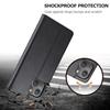 LC.IMEEKE Wallet Case for iPhone 15 Plus,Anti-scratch PU Leather Calf Texture Stand Flip Cover
