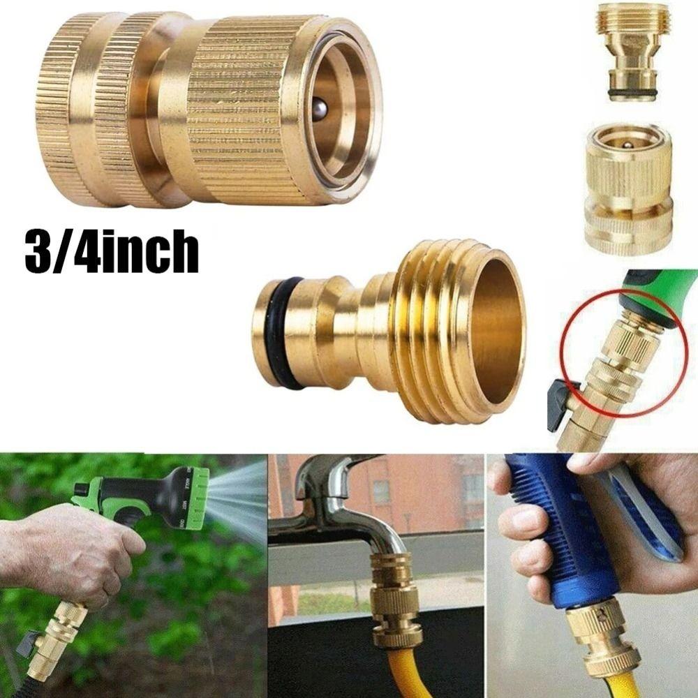 Female/MaleThread Quick Connector Brass Brass Quick Connector Tap Connector Gardening