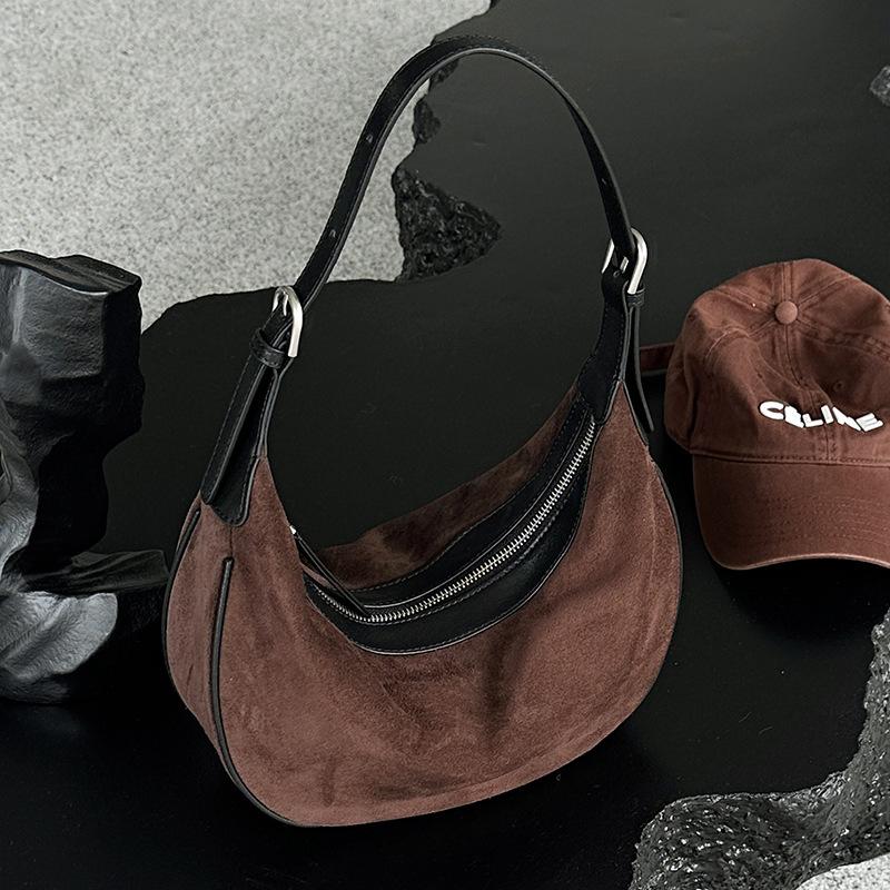 

Underarm Bag, Genuine Leather Women s Bag, High-end Texture, Luxurious Women s Single-shoulder Bag кофейный