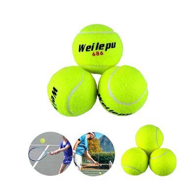 3 Adet Tenis Topu1.4m Sekme Yüksek Zıplama Esneklik Dayanıklı Okul Kulübü Etkinlik Antrenmanı Köpekler Açık Hava Esneklik Dayanıklı Tenis