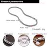 Mode Halskette Anhänger Mann 100% 925 Sterling Silber Kette Männer 22 Zoll Retro Punk Hip-Hop Halskette Männer Schmuck