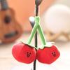 1Pcs Latest Olive Tomato Plush Pendant Cute And Charming Vegetable Adorable Triple Fruit Doll Toy Pouch Keychain Backpack Decoration