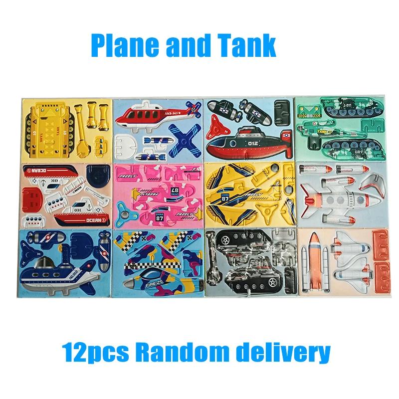 12-24Pcs/Bag 3D Animals Foam Puzzle Educational Toys For Kids Birthday Party Favor Guest Gift Classroom Rewards Goodie Fillers