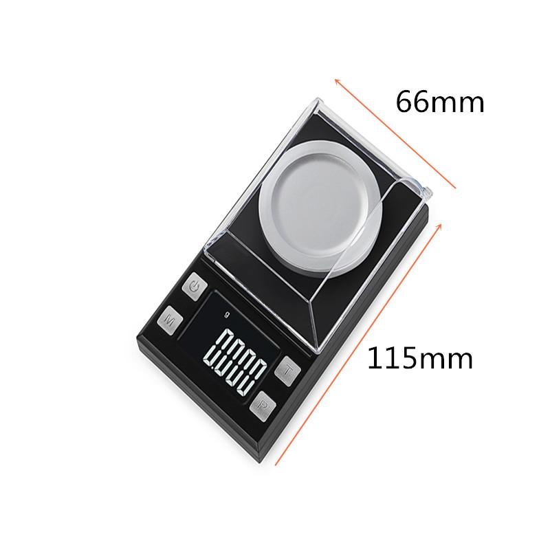 100g/50g/20g Mini Digitalwaage Hohe Genauigkeit 0,001 Taschenwaage Schmuck Gold Grammwaage Gewicht für Heilkräuter Labor