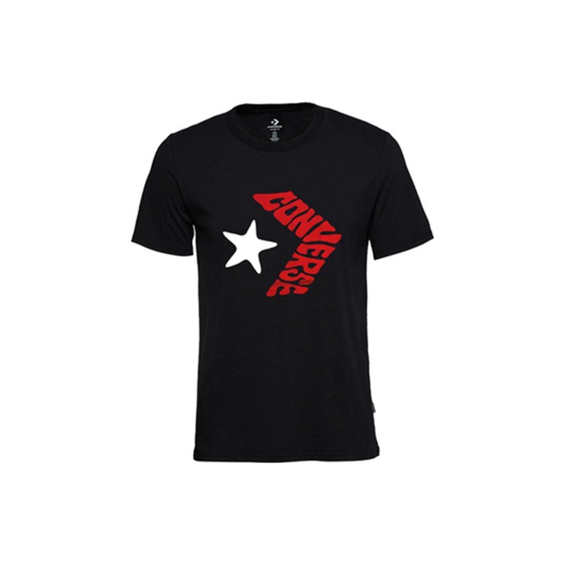 Converse Bubble Chevron Tee Asia Sizing Black Men s 10018870-A01 S