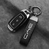 Carbon Fiber Car Keychain for BYD Song Plus Atto 3 Han EV Tang DM Qin Seal Dolphin Scratch Resistant Keyring Accessories