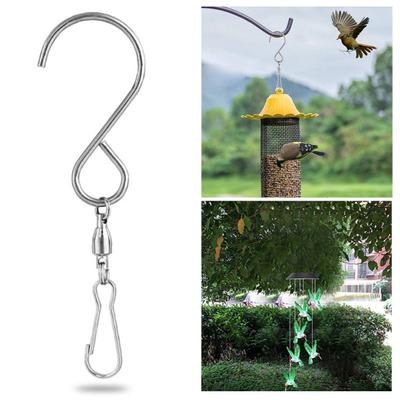 37484 Pcs S-shaped Hanging Swivel Hooks with Clip Great Load Bearing Heavy Duty Dreamcatcher Wind Spinner