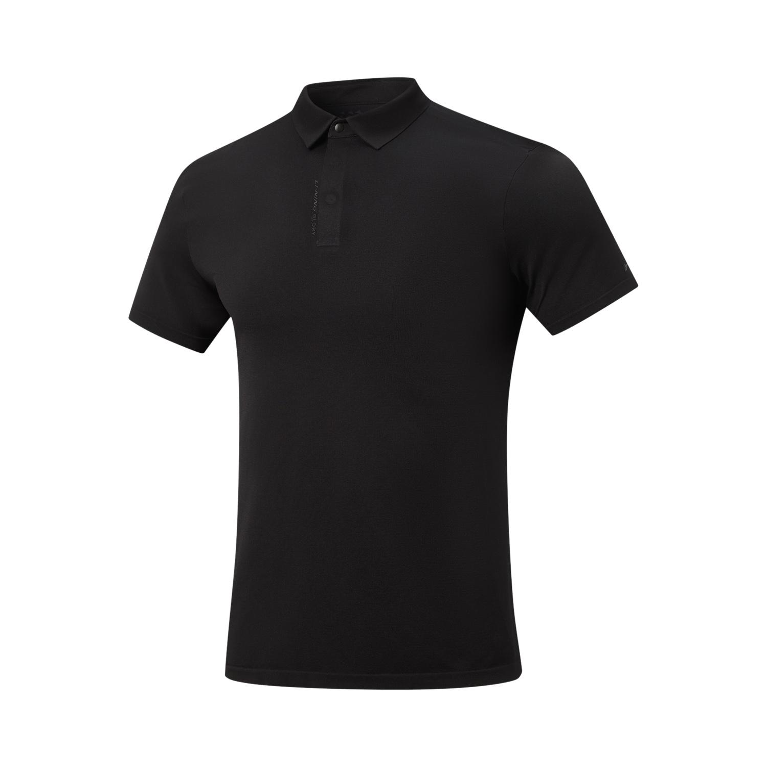 

Li-Ning Comfortable Solid Color Versatile Short Sleeve Polo Shirt Men tops APLW547-5 S