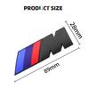 89mm ABS Car Trunk Rear Emblem Sticker For Bmw M E46 E39 E92 E90 E60 M5 E36 F30 X3 X5 X6 F10 F20 E30 E61 F03 Car Accessories