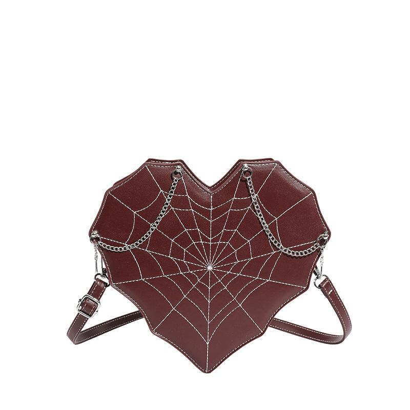 Fashionable Trendy Multi-purpose Crossbody Bag, Heart-shaped Bag, Single-shoulder Bag