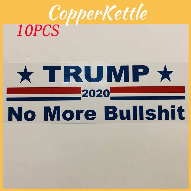 Donald Trump 10pcs Bumper Sticker 2020 Build The Wall Promises Kept Pack Sticker