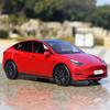 Premium 1:24 Diecast Tesla Model Y Electric SUV/Sedan Alloy Pull-Back Car Model - Red
